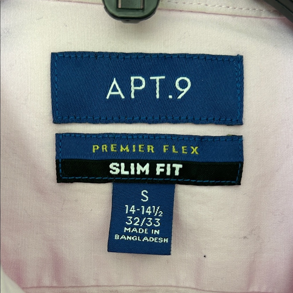 Apt. 9 Men's Small Soft Pink Button-Up Shirt - Picture 2 of 8